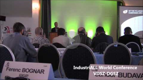 IndustriALL World Conference VDSZ-DGSZ